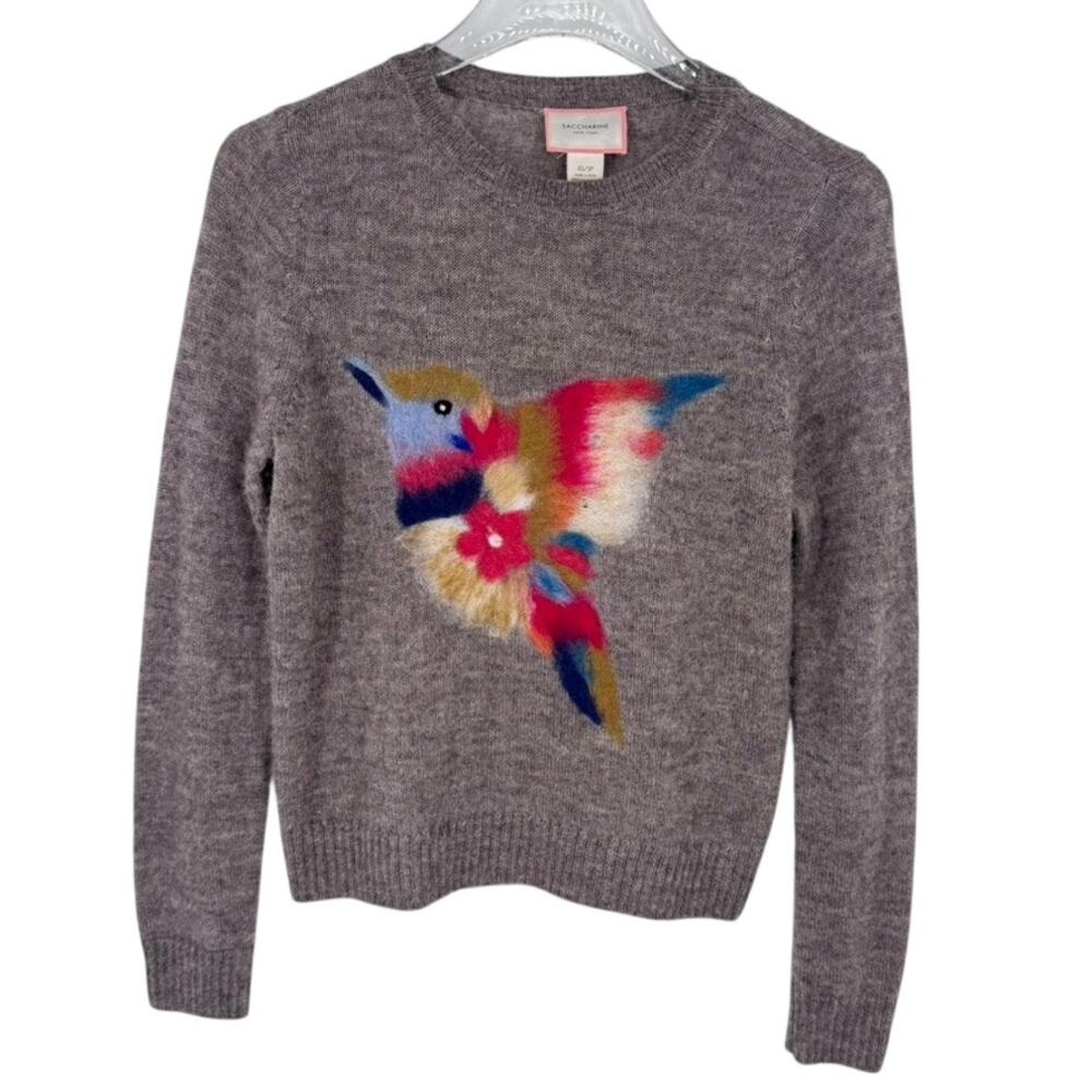 Saccharine Hummingbird Sunrise Sweater XS Wool Alpaca